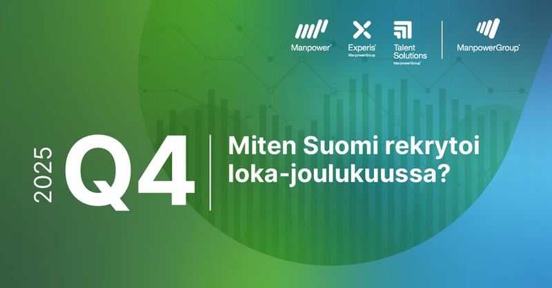 Työnantajien työllistämisodotukset vuoden viimeiselle neljännekselle ovat heikentyneet