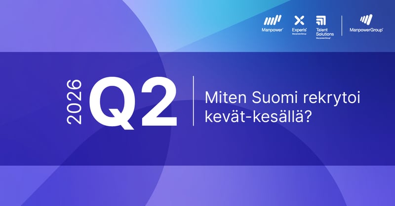 Rekrytointinäkymät elpyvät – Suomi silti globaalin vertailun häntäpäässä