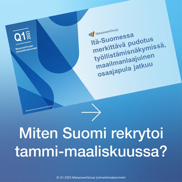 Miten Suomi rekrytoi tammi-maaliskuussa - työmarkkinabarometrin kansikuva